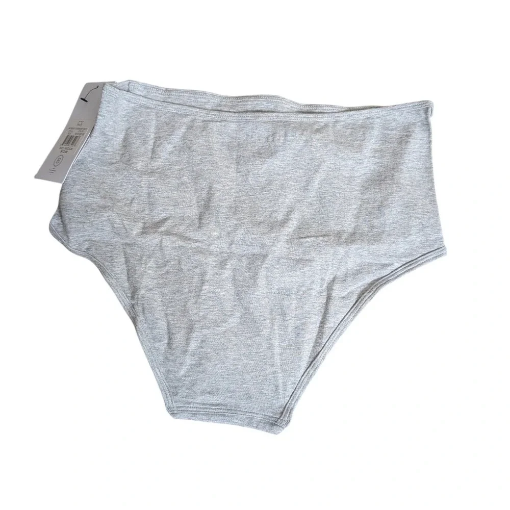 Blanqi Body Maternity Overbump Panty Heather Grey B15 Medium NWT